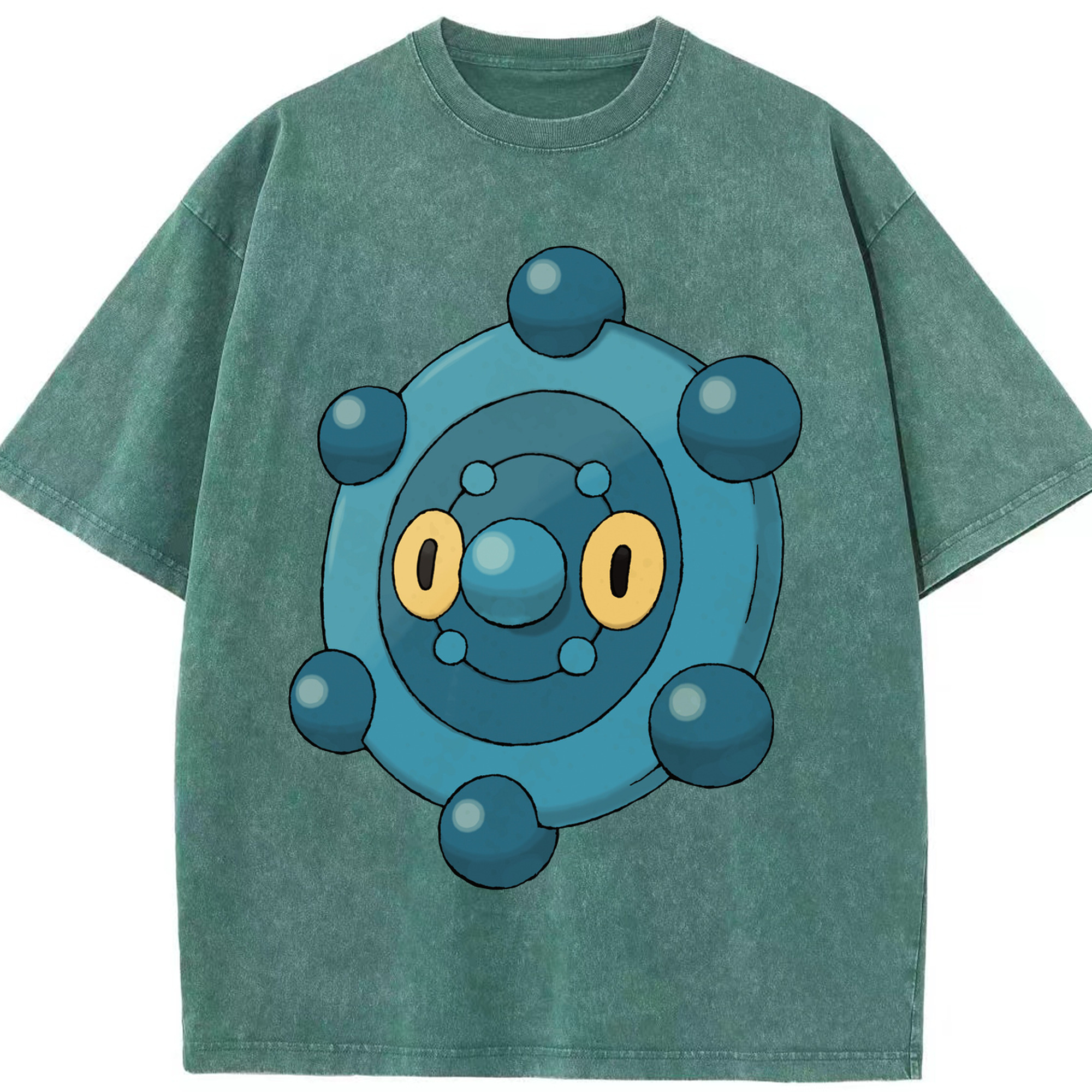 （画像用） ポケットモンスター Pokémon 綿100% ヴィンテージ風 半袖Tシャツ（フロントプリント）